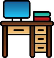 Desk Vector Icon Design