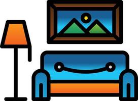 Living Room Vector Icon Design