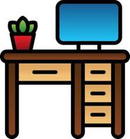 Desk Vector Icon Design