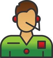 Customer Service Vector Icon Design