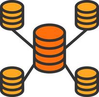 Database Vector Icon Design