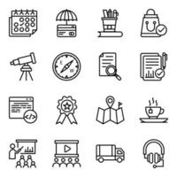 Service Tools And Equipment Icons vector