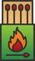 Matches Vector Icon Design