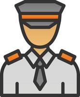 Pilot Vector Icon Design