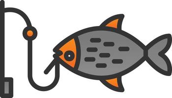 diseño de icono de vector de pesca