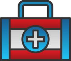 First Aid Kit Vector Icon Design