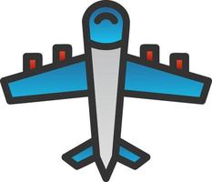Airplane Vector Icon Design