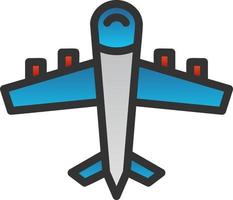 Airplane Vector Icon Design