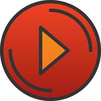 Play button Vector Icon Design