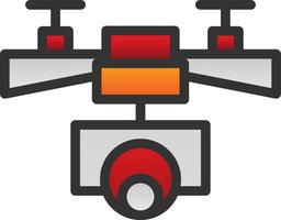 diseño de icono de vector de dron