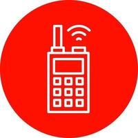 Walkie Talkie Vector Icon Design