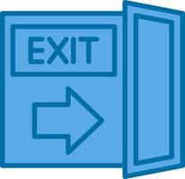 Exit Vector Icon Design