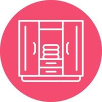 Wardrobe Vector Icon Design