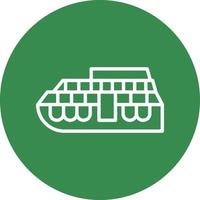 Lifeboat Vector Icon Design