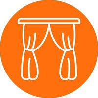 Curtain Vector Icon Design