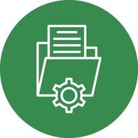 Data Management Vector Icon Design