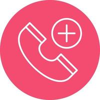 Emergency Cal Vector Icon Design