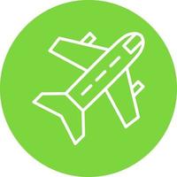 diseño de icono de vector de avión