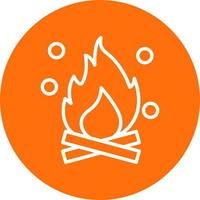 Bonfire Vector Icon Design