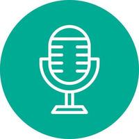 Mike Vector Icon Design