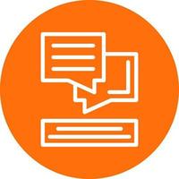 Dialog Vector Icon Design