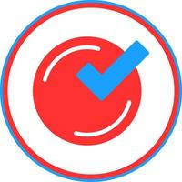 Checked Vector Icon Design