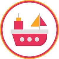 diseño de icono de vector de barco