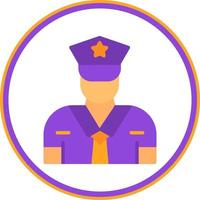 Security Guard Vector Icon Design