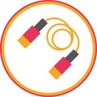 Jumping Rope Vector Icon Design