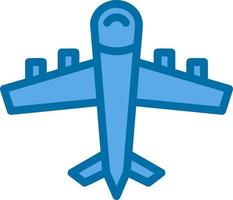 diseño de icono de vector de avión