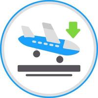 Landing Vector Icon Design