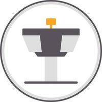 Control Tower Vector Icon Design