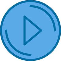 Play button Vector Icon Design