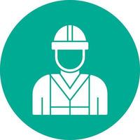 Firefighter Vector Icon Design
