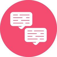 Conversation Vector Icon Design