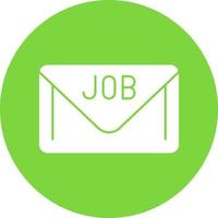 Job Latter Vector Icon Design