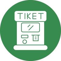 Ticket Machine Vector Icon Design