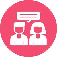 Interview Vector Icon Design
