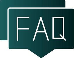 Faq Vector Icon Design