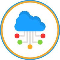 Cloud Computing Vector Icon Design