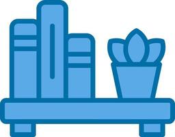 Book Shelf Vector Icon Design