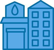 Fire Station Vector Icon Design