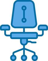 Desk Chair Vector Icon Design