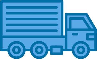 Cargo Truck Vector Icon Design