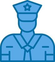 diseño de icono de vector de guardia de seguridad