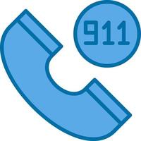 911 diseño de icono de vector