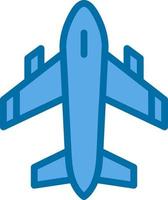 diseño de icono de vector de avión