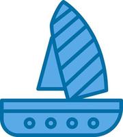 WIndsurf Vector Icon Design