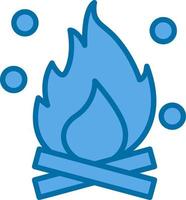 Bonfire Vector Icon Design