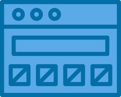 Ui Wireframe Vector Icon Design